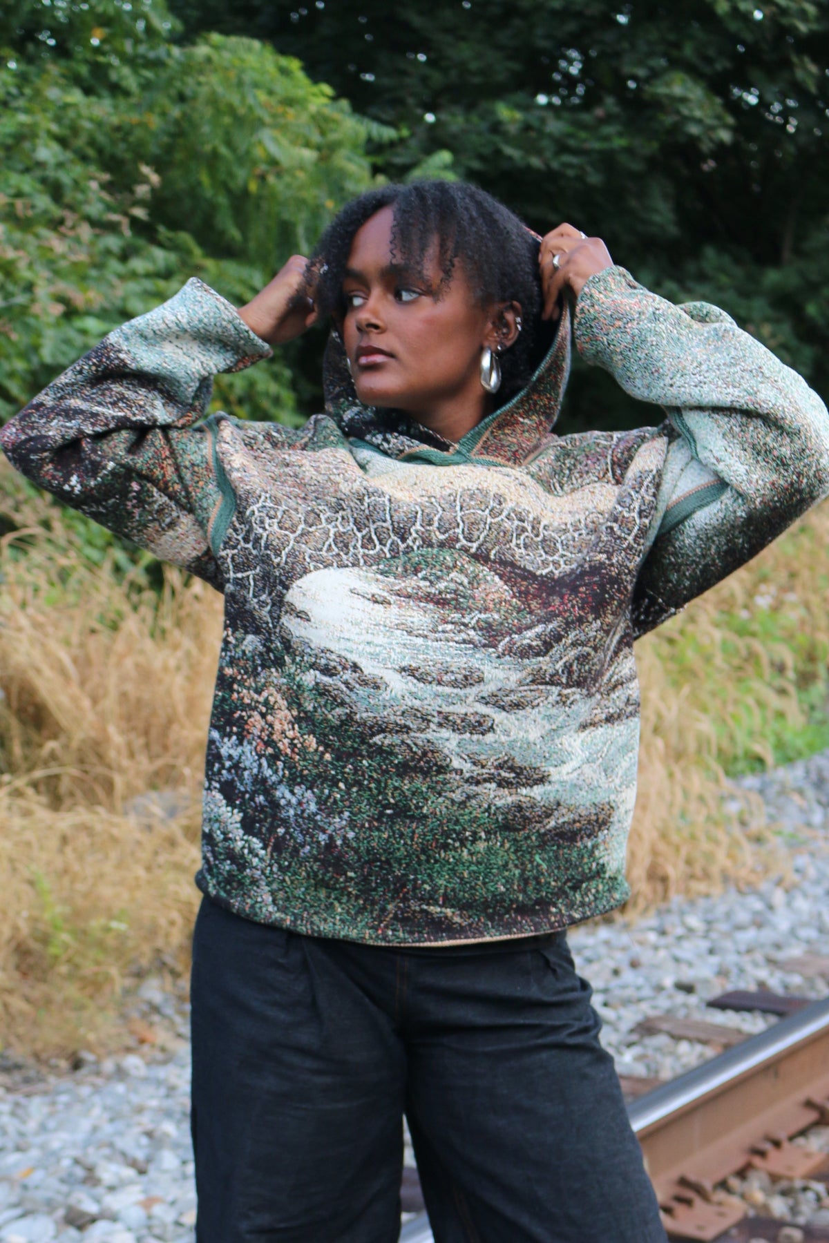 “Meet Me Halfway” Tapestry Hoodie