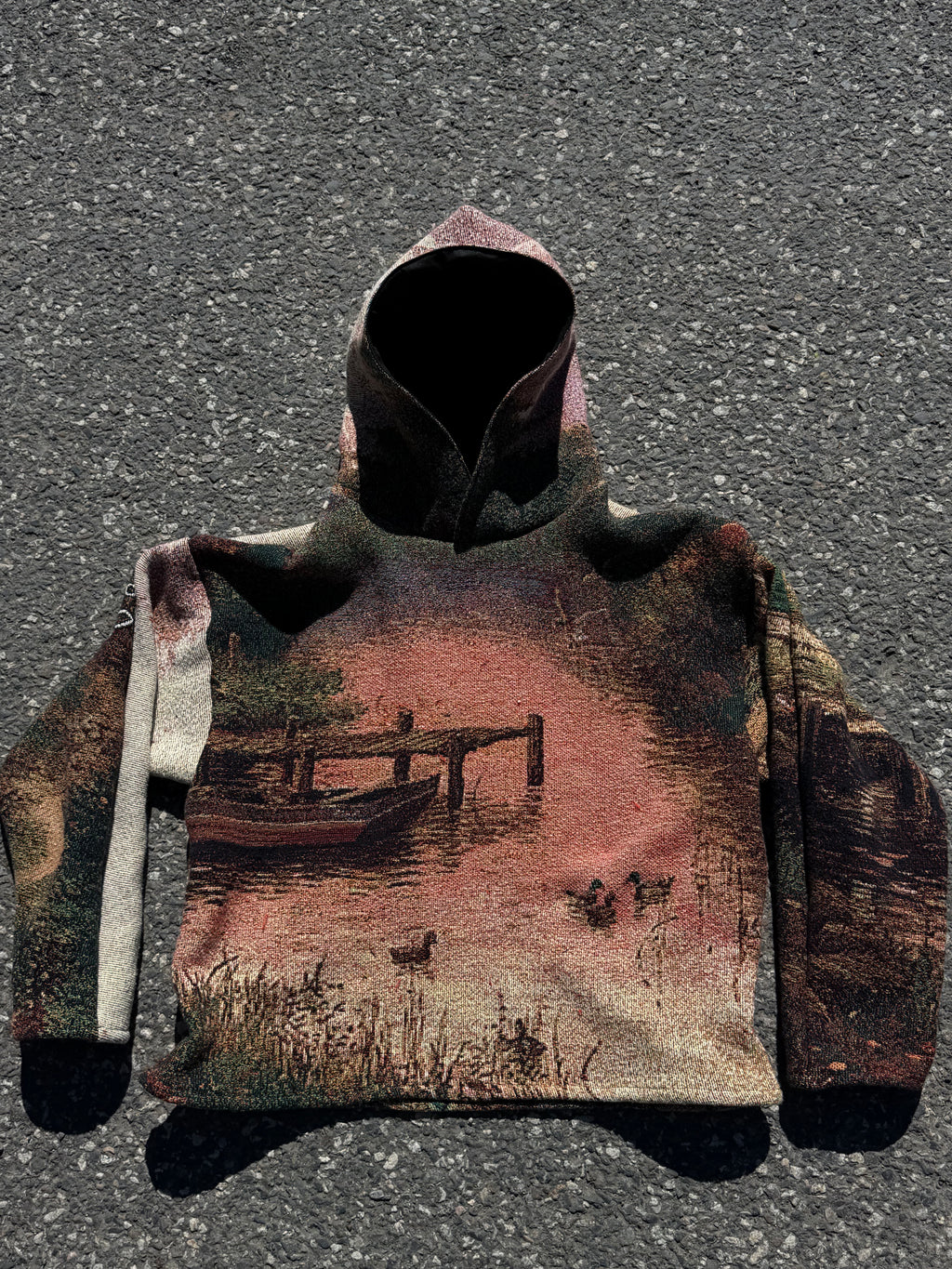 “Quick Getaway” Tapestry Hoodie