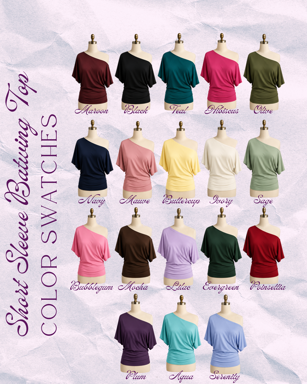 Short Sleeve Batwing & Gauchos Set